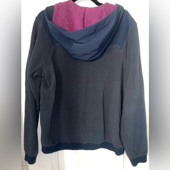 Lululemon Lab Men’s Siffra Hybrid Half Zip Black Iris Blue / Deep Fuschia // Med - Picture 3 of 7